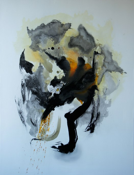 IMPULSION 1 116x89cm technique mixte 2014