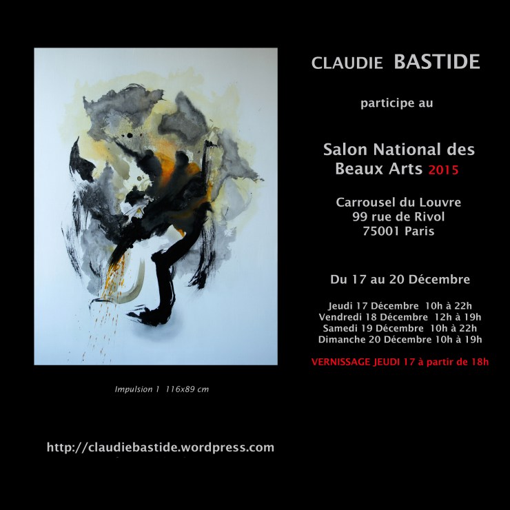 Invitation perso Salon Beaux arts