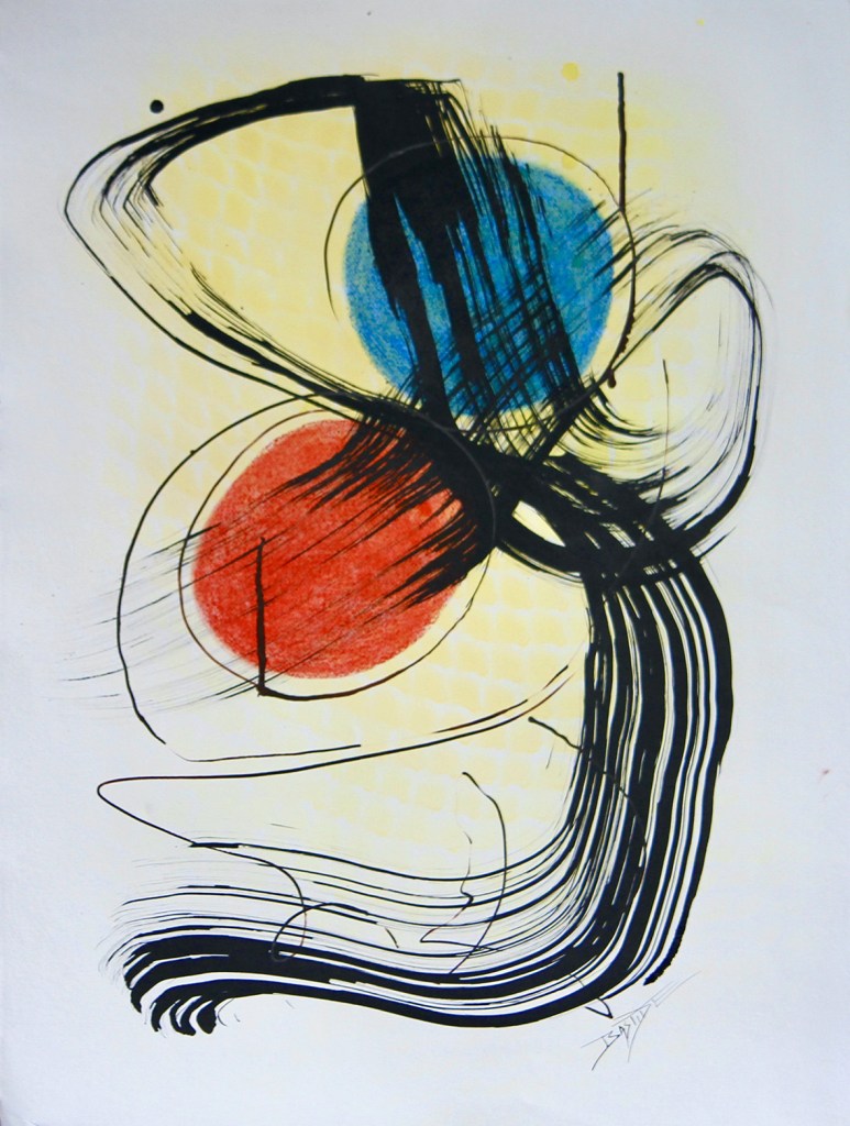 "Le Fil de la vie" Illustration du poème "Le Passeur" de Christine Beck Lanier